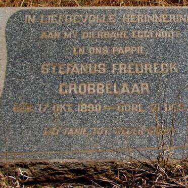 GROBBELAAR Stefanus Fredreck 1890-1932