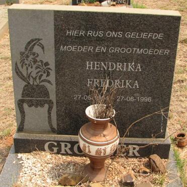 GROBLER Hendrika Fredrika 1904-1996