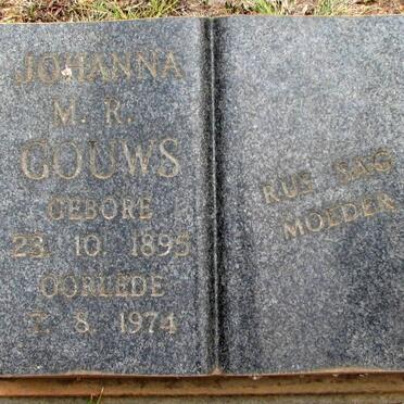 GOUWS Johanna M.R. 1895-1974