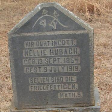 HUBACH Nellie 1854-1919