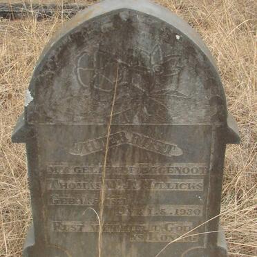 HILLICKS Thomas W.J. 1857-1930