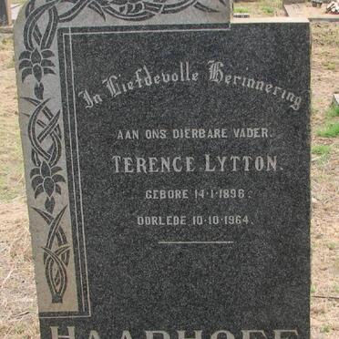 HAARHOFF Terence Lytton 1896-1964