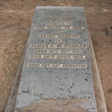 HANNAN James K.M. 1861-1912
