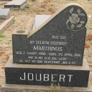 JOUBERT Mathinus 1908-1968
