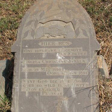 JANSEN Engela Christina 1890-1934