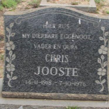 JOOSTE Chris 1918-1976