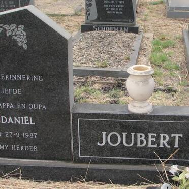 JOUBERT Leendert Daniel 1908-1987 &amp; J.J.M. FOURIE 1914-2000