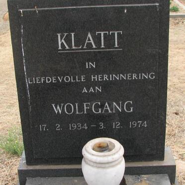 KLATT Wolfgang 1934-1974