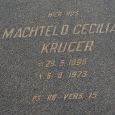 KRUGER Maghteld Cecilia 1896-1973