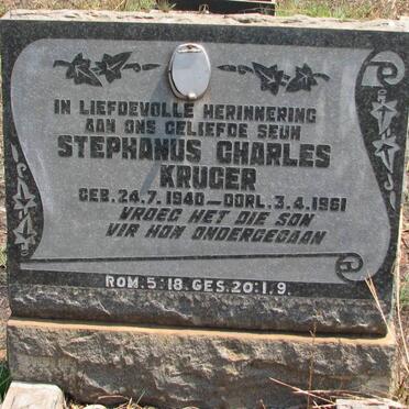 KRUGER Stephanus Charles 1940-1961