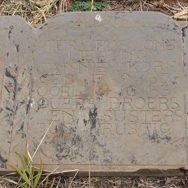 KORF Annie 1916-1916