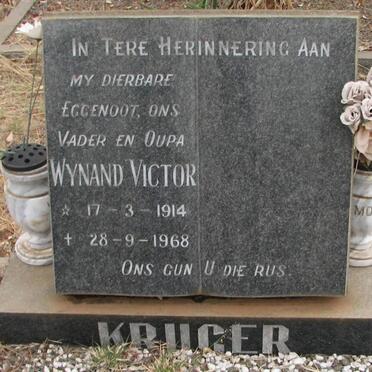 KRUGER Wynand Victor 1914-1968