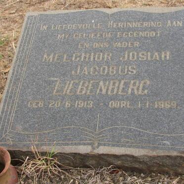 LIEBENBERG Melchior Josiah Jacobus 1913-1969