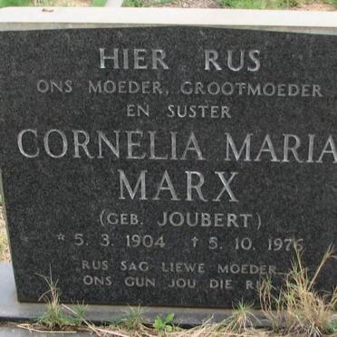 MARX Cornelia Maria nee JOUBERT 1904-1976