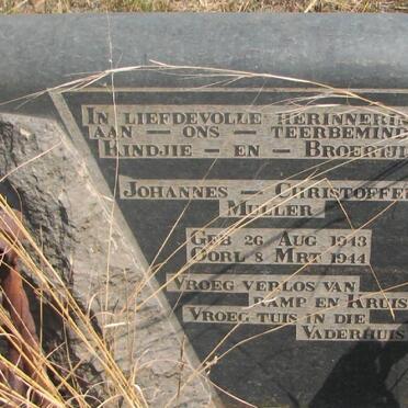 MULLER Johannes Christoffel 1943-1944