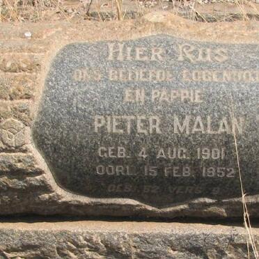 MALAN Pieter 1901-1952
