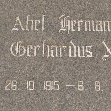 NELL Abel Hermanus Gerhardus 1915-1965
