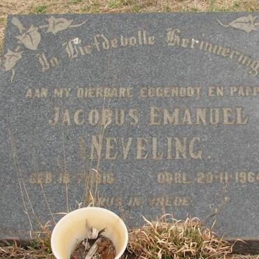 NEVELING Jacobus Emanuel 1916-1964