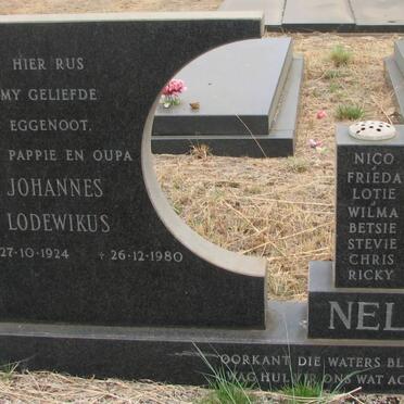 NEL Johannes Lodewikus 1924-1980