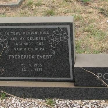 POTGIETER Frederick Evert 1905-1977