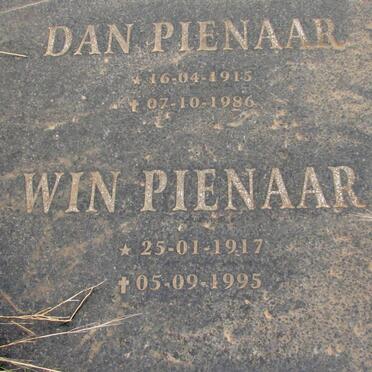 PIENAAR Dan 1915-1986 &amp; Win 1917-1995