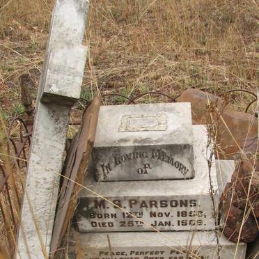 PARSONS M.S. 1850-1905