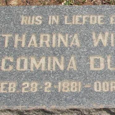 PREEZ Catharina Wilhelmina Jacomina 1881-1959