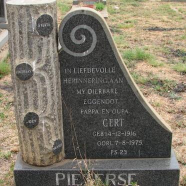PIETERSE Gert 1916-1988