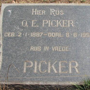 PICKER O.E. 1887-1959