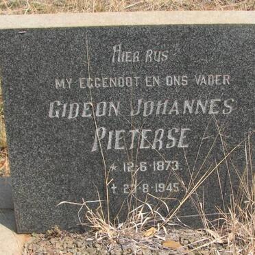 PIETERSE Gideon Johannes 1873-1945
