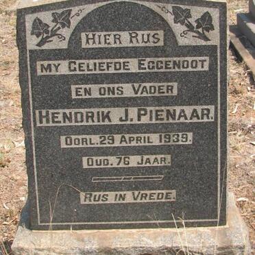 PIENAAR Hendrik J. -1939