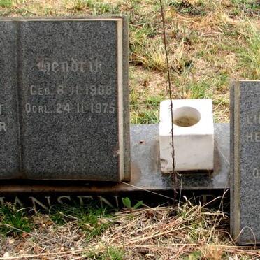 RENSBURG Hendrik, Jansen van 1908-1975 &amp; Johanna 1922-