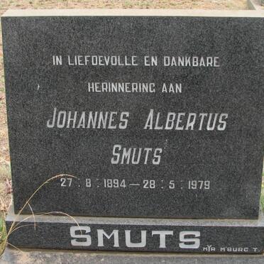 SMUTS Johannes Albertus 1894-1979