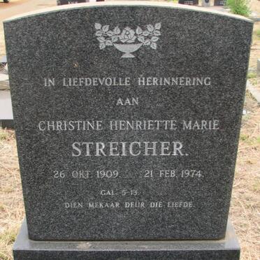 STREICHER Christine Henriette Marie 1909-1974