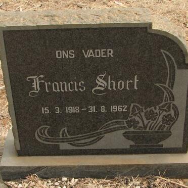 SHORT Francis 1918-1962