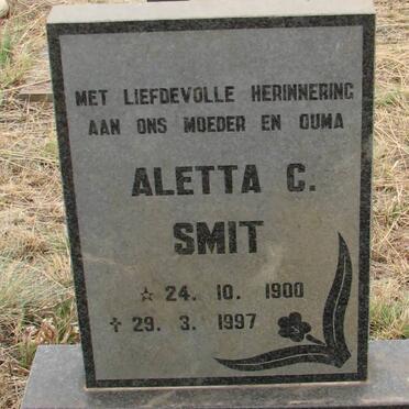 SMIT Aletta C. 1900-1997