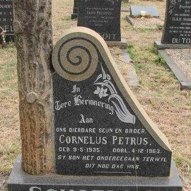 SCHOEMAN Cornelus Petrus 1935-1963