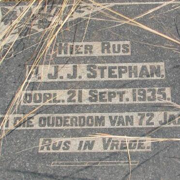 STEPHAN P.J.J. -1935