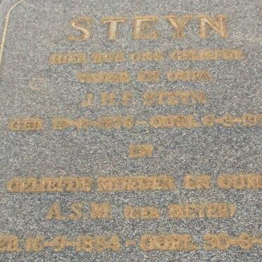 STEYN J.H.F. 187?-1973
