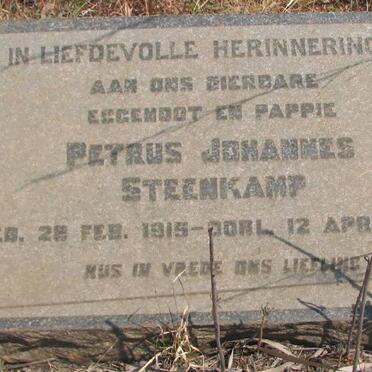 STEENKAMP Petrus Johannes 1915-1954