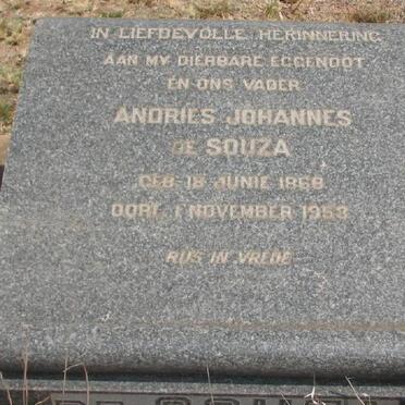 SOUZA Andries Johannes, de 1868-1953