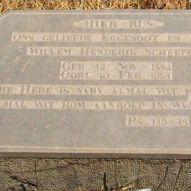 SCHEEPERS Willem Hendrik 1882-1954