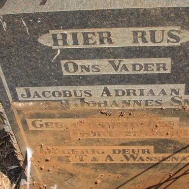 SMIT Jacobus Adriaan Johannes 1858-1937