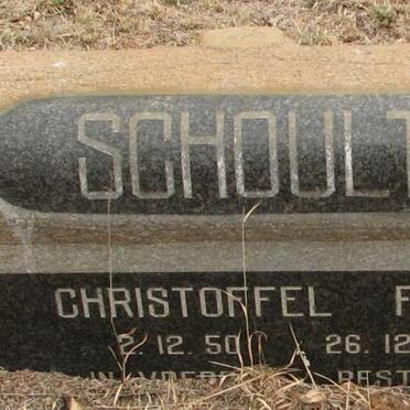 SCHOULTZ Christoffel Frans 1950-1979