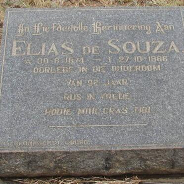 SOUZA Elias, de 1874-1966