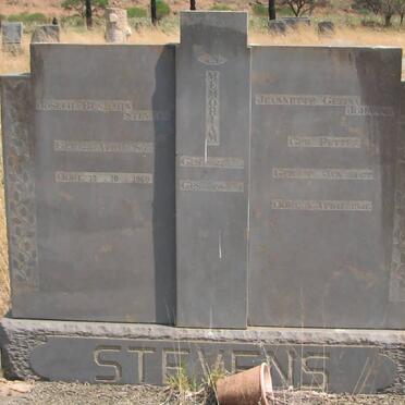STEVENS Joseph Benjamin 1863-1960 &amp; Jeannetta Gezina Johanna PETZER 1877-1946