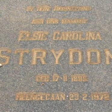STRYDOM Elsie Carolina 1895-1972