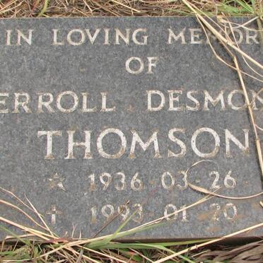 THOMSON Erroll Desmond 1936-1993