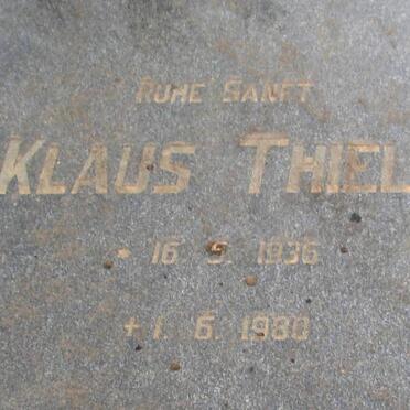 THIELE Klaus 1936-1980