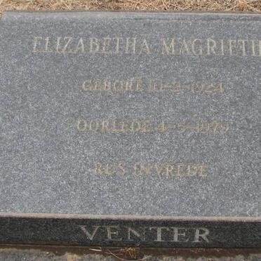 VENTER Elizabetha Magrietha 1924-1979